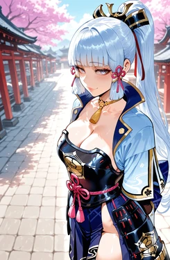 [Miyu] Kamisato Ayaka: Petals & Silk (Patreon) [Ai Generated]