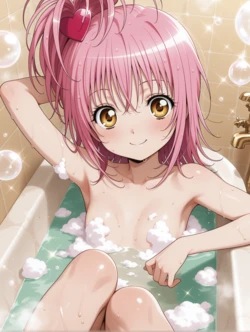 Amu's true self in the bath [AI Generated]