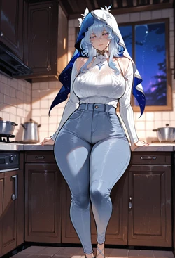 [Miyu] The Shorekeeper: After Dinner (Patreon)  [Ai Generated]