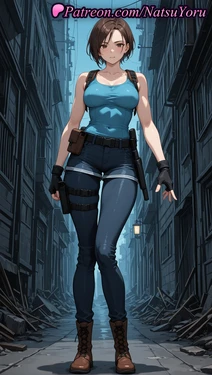 [NatsuYoru] Jill Valentine (Resident Evil 3) [AI Generated]