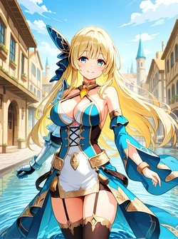 [M3tro] She Who Heralds the Silver Arm Tram (Sennen Sensou Aigis) [AI Generated]