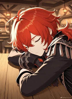 Diluc and Abyss [AI Generated]