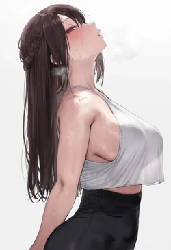 [HGK] Married Woman Exercising ⁄ エクササイズ中の奥様 (AI Generated)