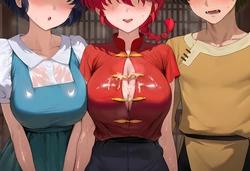 aHero 714 ranma akane ranma-chan ryouga FFM 215p ai generated