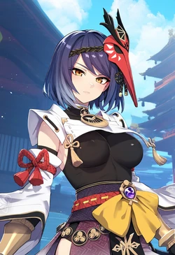 [qr] Kujou Sara AI Generated