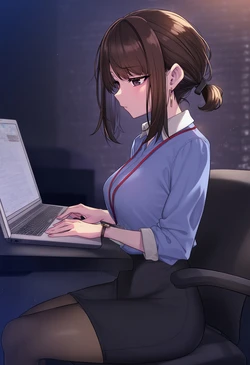 [qr] 同期ちゃん AI Generated
