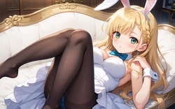 女子校生バニーに種付けプレス[AI Generated]