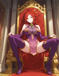 ai generated 寂寞的美杜莎女王（自慰 完整）萧炎不在的日子里