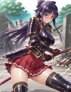 Oki Senpai 🍈🍈龙造寺茜 龍造寺茜 Ryuuzouji Akane ai generated [AI Generated]