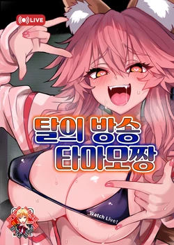 [Yamitsuki Honpo (Wise Speak)] Datsui Haishin Tamamo-chan | 탈의 방송 타마모짱 (Fate/EXTRA CCC) [Korean] [Team Edge] [Digital]
