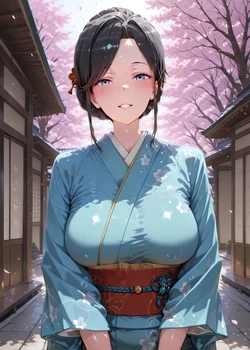 Oki Senpai 🍈🍈雪乃妈妈 雪乃の母 Mrs. Yukinoshita ai generated [AI Generated]