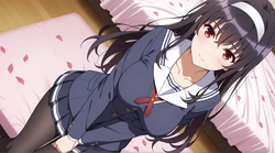 路人女主 绝美的女王学姐  霞之丘诗羽 全程黑丝纯爱篇  68P[AI Generated]