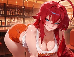 [Bunilew] Rias Gremory Hooters Girl (AI Generated)