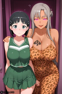 [Twitter:Sodalord] [Textless] SAO girls take lessons on how to be QOS whore / BLACKED / Part 2 (AI Generated)