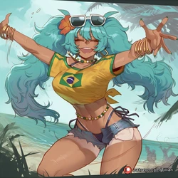 [Tillian] Brazillian Miku (Vocaloid) [AI GENERATED] - FULL SET