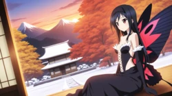 [NTR寝取]加速世界 夕阳下的蝴蝶公主黑雪姬 91P[AI Generated]