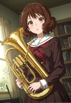 [BBStaff] Kumiko Oumae (Hibike! Euphonium) [AI Generated]