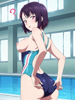 mforcia - Shizuka Mikazuki (Swimsuit) 三日月 閑 (Patreon) [AI Generated]