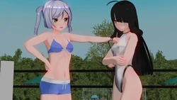 [Pixiv] micro_Miho (29782420) Bare-knuckle Fighting A-Lian VS Hinata