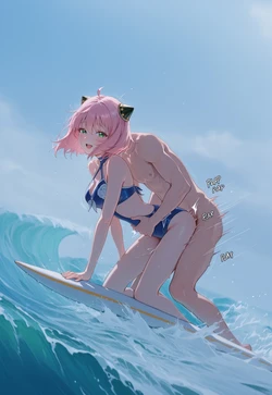 SURFBOARD POV – DOGGY WAVE [AI Generated]