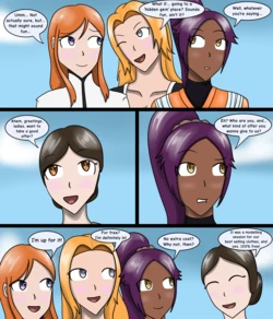 Orihime, Rangiku, Yoruichi