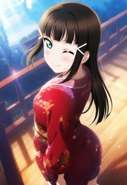 Kurosawa_Dia_A_Princesss_Hidden_Allure [AI Generated]
