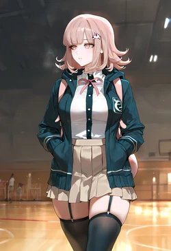 Axiah Nanami Chiaki X BBC (Danganronpa) (AI Generated)