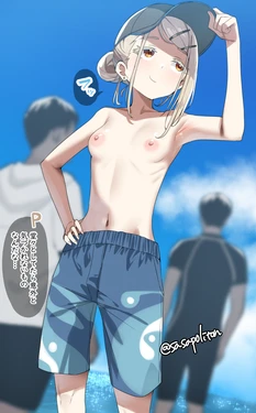 [sasapoliton] Atsugite Rough na Mizugi de Kikou ni Hashiridasu Hiro Shinosawa (Gakuen IDOLM@STER)