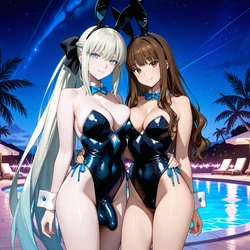 Morgan x Hakuno Banana Bouncer (Patreon) [AI Generated]