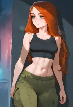 Axiah Kim Possible X BBC (Kim Possible) (AI Generated)