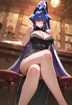 Axiah Meiya Mitsurugi X BBC (Muv-Luv) (AI Generated)