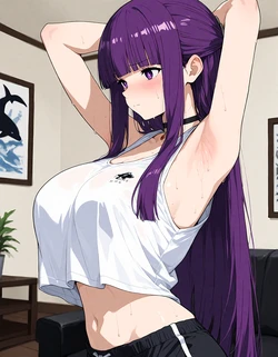 [Poppp] Fern -casual- | Sousou no Frieren (102p) (AI Generated) (Patreon)