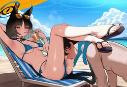 [EZNTR] Kiryuu Kikyou -BBC-Femdom-NTR- | Blue Archive (25p) (AI Generated) (Patreon)