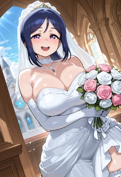 [NankoAI] Matsuura Kanan -bride-lovehotel-BBC-NTR- | Love Live (AI Generated) (Patreon)