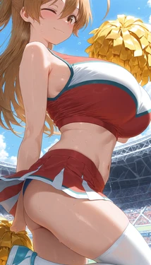 [Love4UAndAI] Miyamoto Rei - Cheerleader (HQ) (Patreon) [AI Generated]