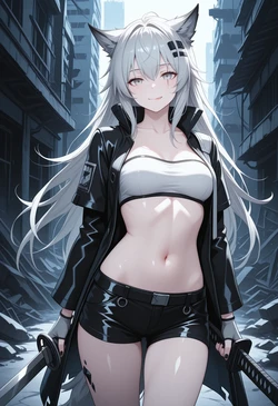 [UnrealBeautyAIMIX] NO.785(V) Lappland Arknights (Patreon) [AI Generated]