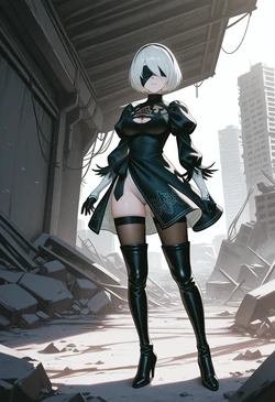 [UnrealBeautyAIMIX] NO.739(V) 2B NIER (Patreon) [AI Generated]