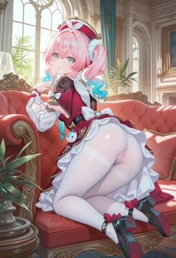 [UnrealBeautyAIMIX] NO.736(V) Hyacine Honkai Star Rail (Patreon) [AI Generated]