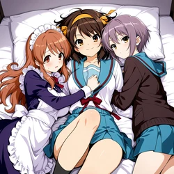 [勇者のパシリ＠AI] The Melancholy of Haruhi Suzumiya [AI Generated]