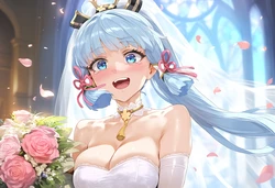 [LewdQueen] Weekend Party Queen: Kamisato Ayaka (Patreon) [Ai Generated]