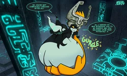 [AnarchoSlurpie]  Midna Making a Meal of a Mutt