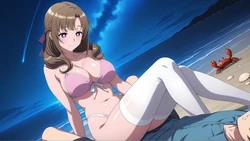 [纯爱]普通攻击是全体二连击 大好真真子 夜晚的海滩 173p+其他30p[AI Generated]