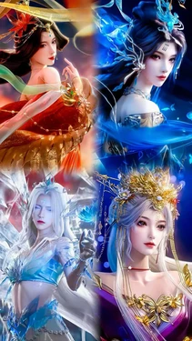 Chinese 3D beautiful girls,Limited version, AI GENERATED