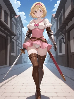 [UnrealBeautyAIMIX] NO.649 Djeeta Granblue Fantasy (Patreon) [AI Generated]