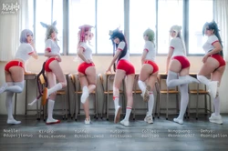 【多人cos】（淫趴）原神，崩铁ol，兔女郎，体操服cos