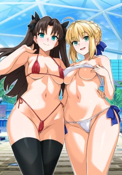 [Haruhisky] Saber-san Hon Hyoushi E Illust Shiensha Muke Nude Ban (Fate/stay night)