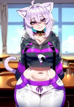 [DijiAI] Nekomata Okayu, PAWG Vs BWC [AI Generated]