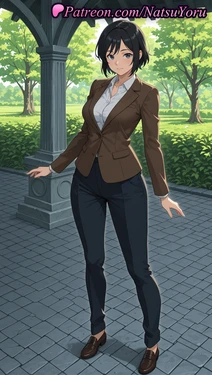 [NatsuYoru] Yukari Yukino (The Garden of Words) [AI Generated]