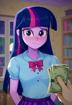 Rough sex for cash - TWILIGHT SPARKLE (AIpajac) [AI Generated]