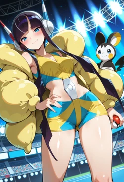 Moke P@treon - Elesa Love Sex (Pokémon) / カミツレ イチャラブエッチ (ポケモン) 308Pics (Patreon) [AI Generated]